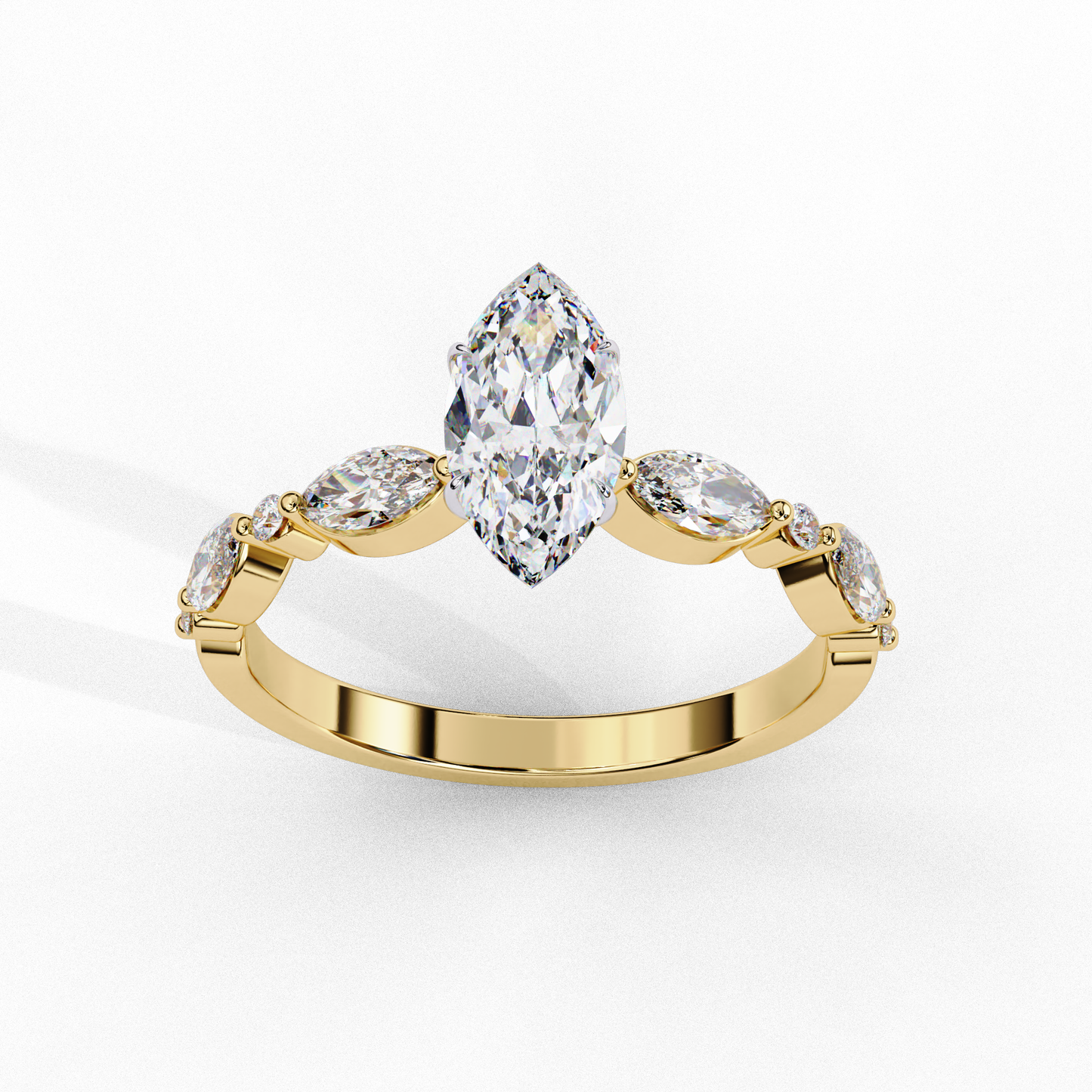 Crownelle Pure Marquise Solitaire Ring