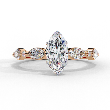 Crownelle Pure Marquise Solitaire Ring