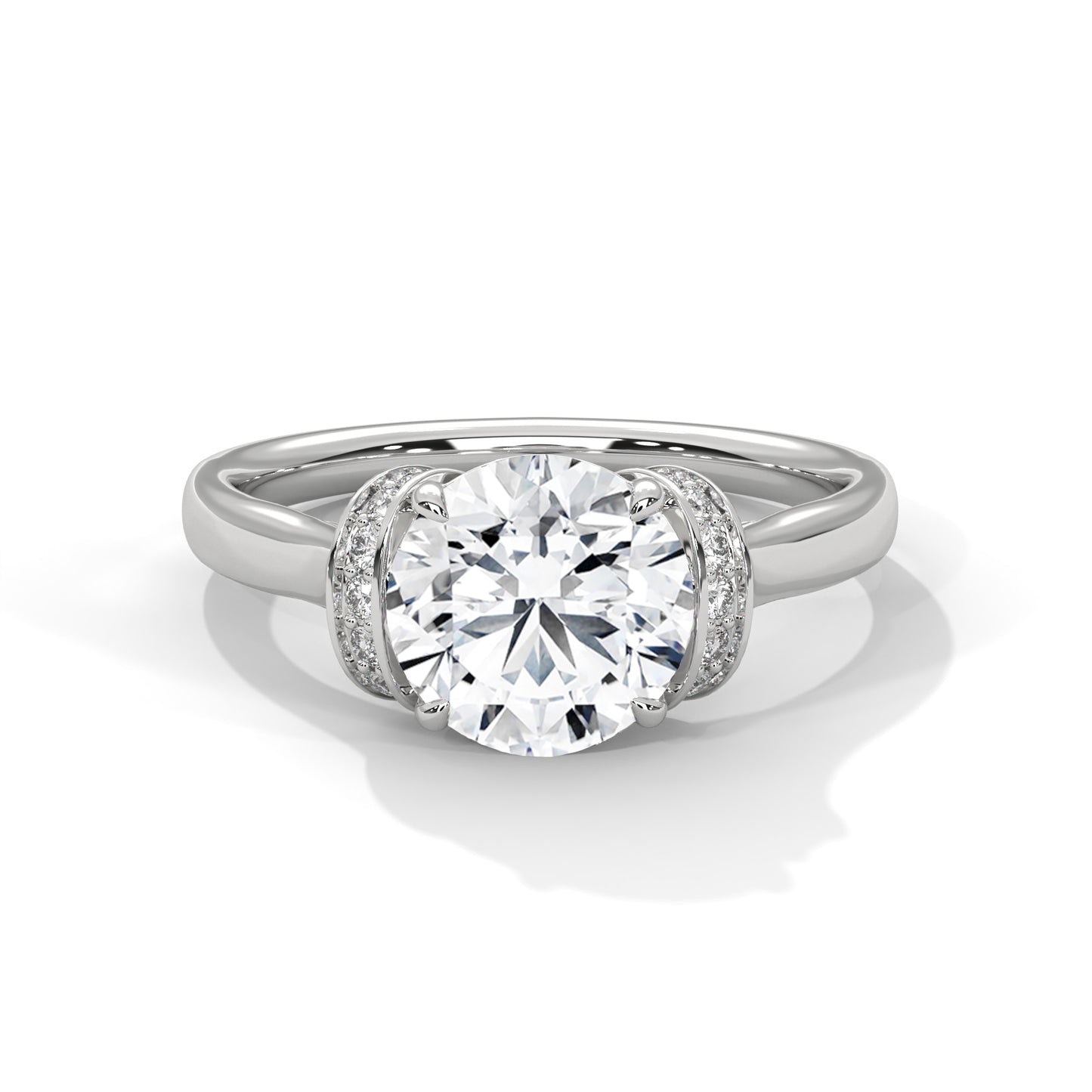 Twilight Gleam Solitaire Ring
