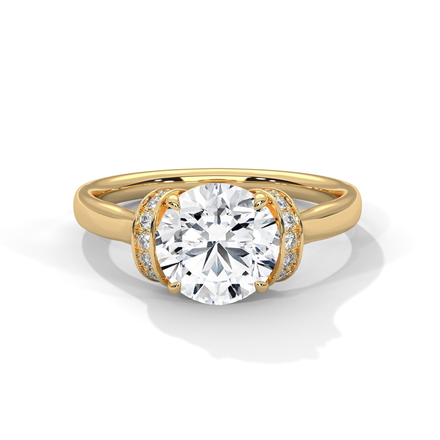 Twilight Gleam Solitaire Ring