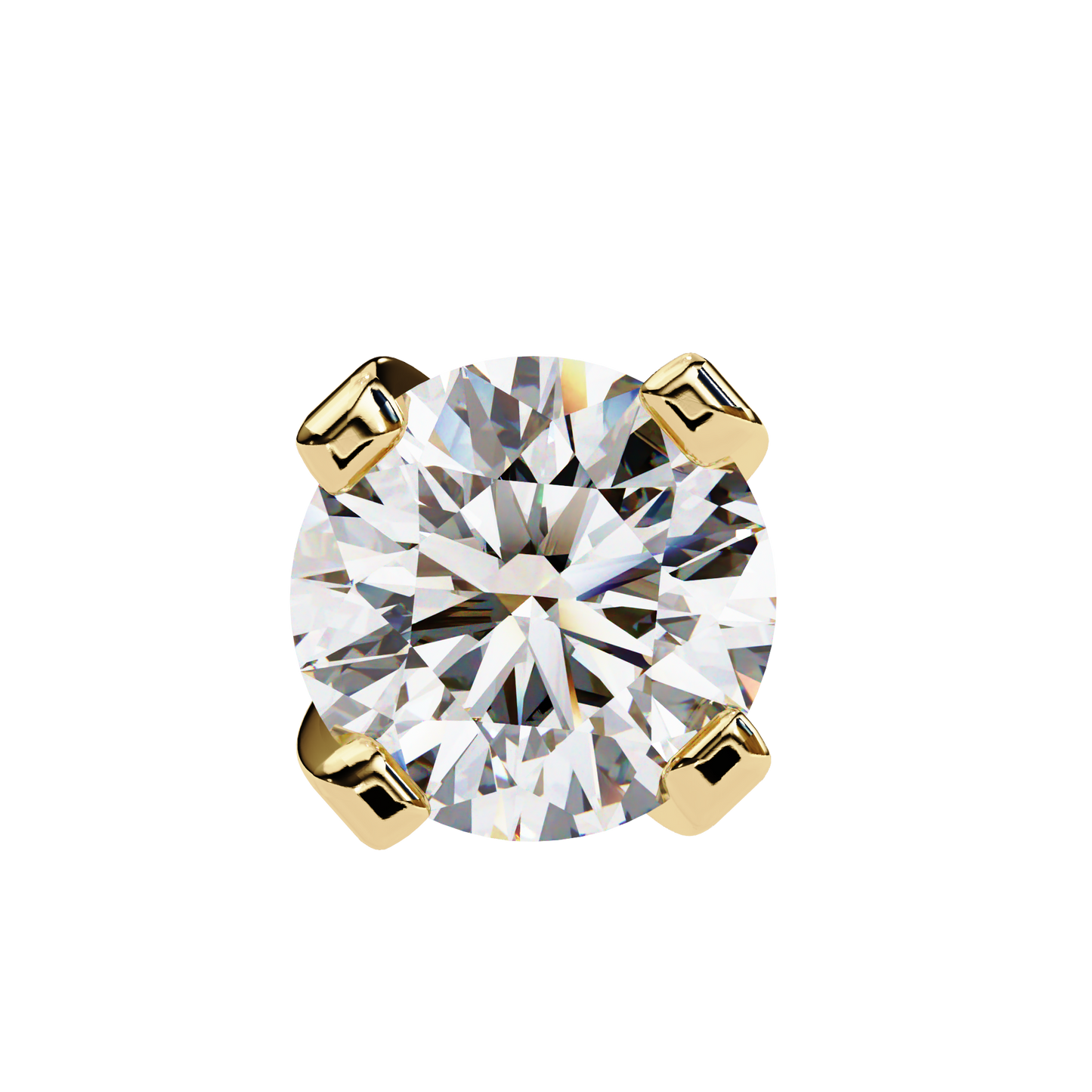 Devotelle Solitaire Diamond Earrings
