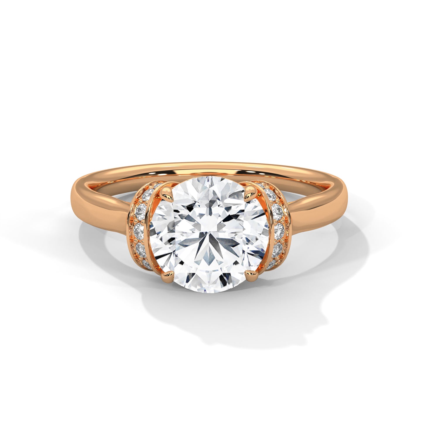 Twilight Gleam Solitaire Ring