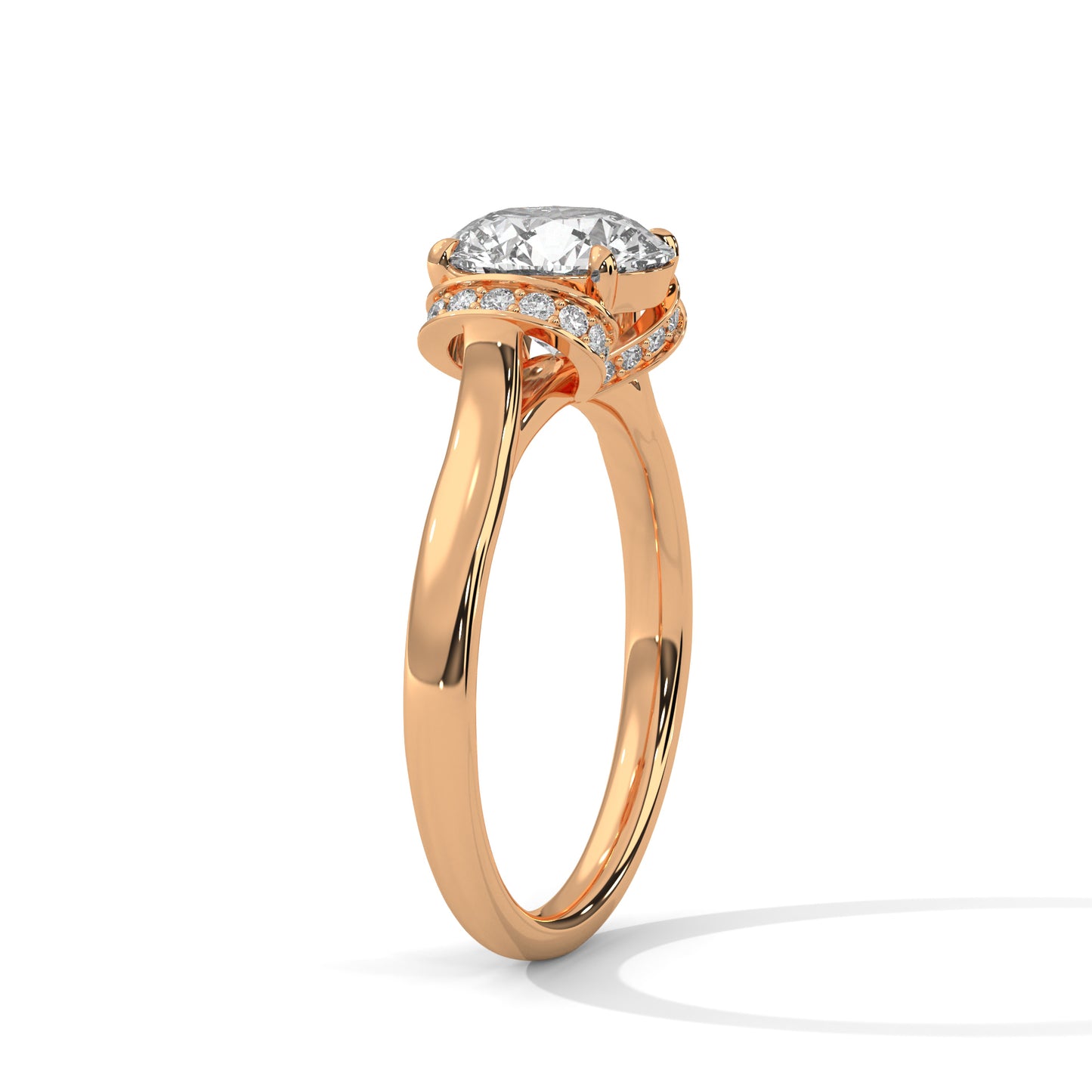 Twilight Gleam Solitaire Ring