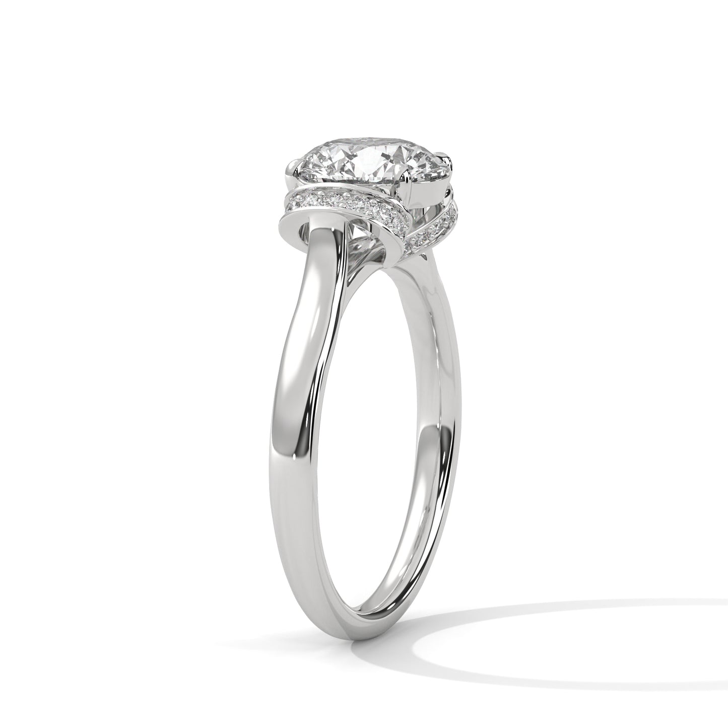 Twilight Gleam Solitaire Ring