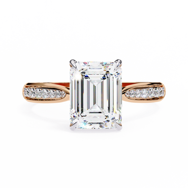 Aurelia Prime Emerald Solitaire Ring