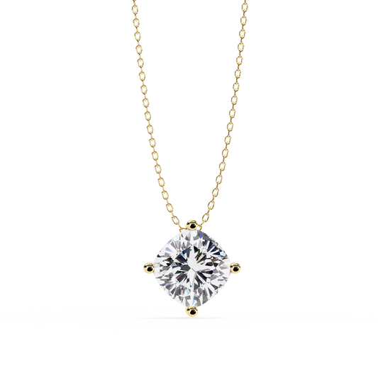 Nerisse Royale Cushion Solitaire Pendant