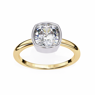 Volare Grazia Cushion Solitaire Ring