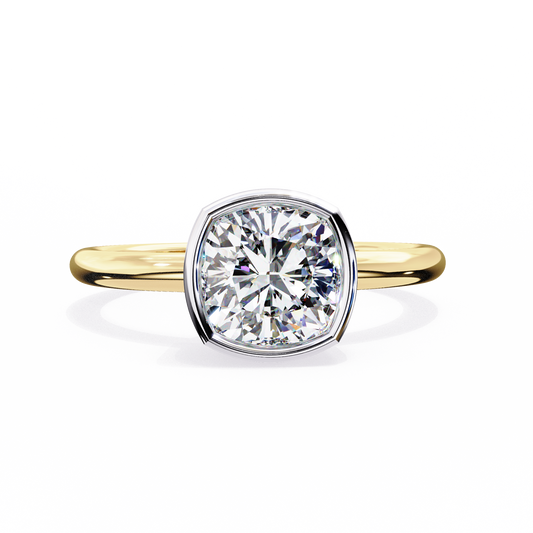 Volare Grazia Cushion Solitaire Ring