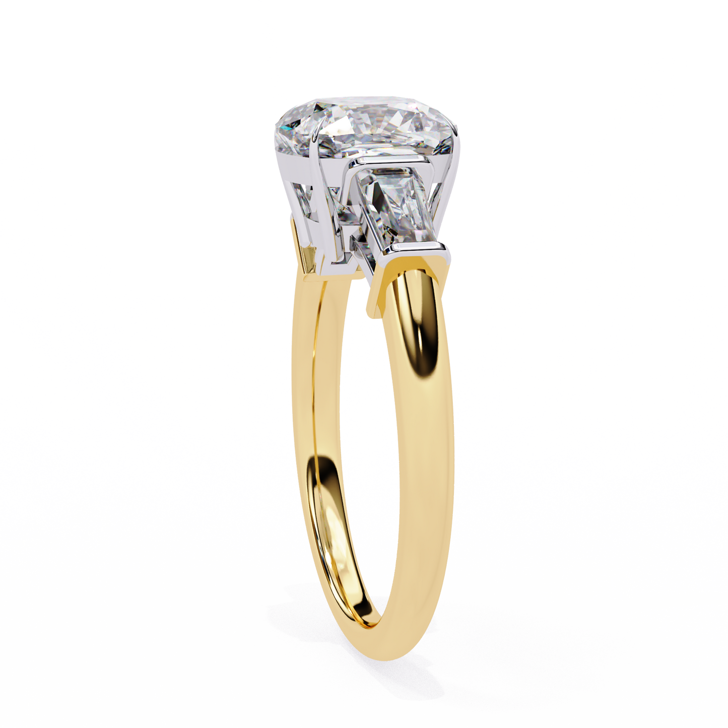 Gioiello Vero Cushion Solitaire Ring
