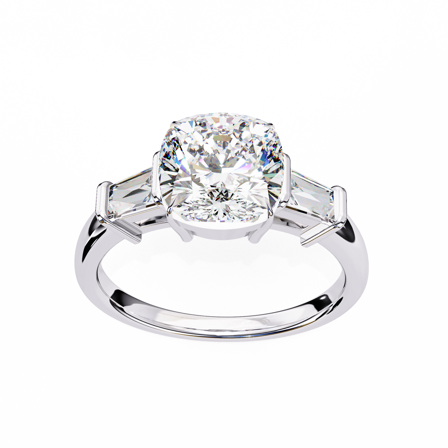 Gioiello Vero Cushion Solitaire Ring