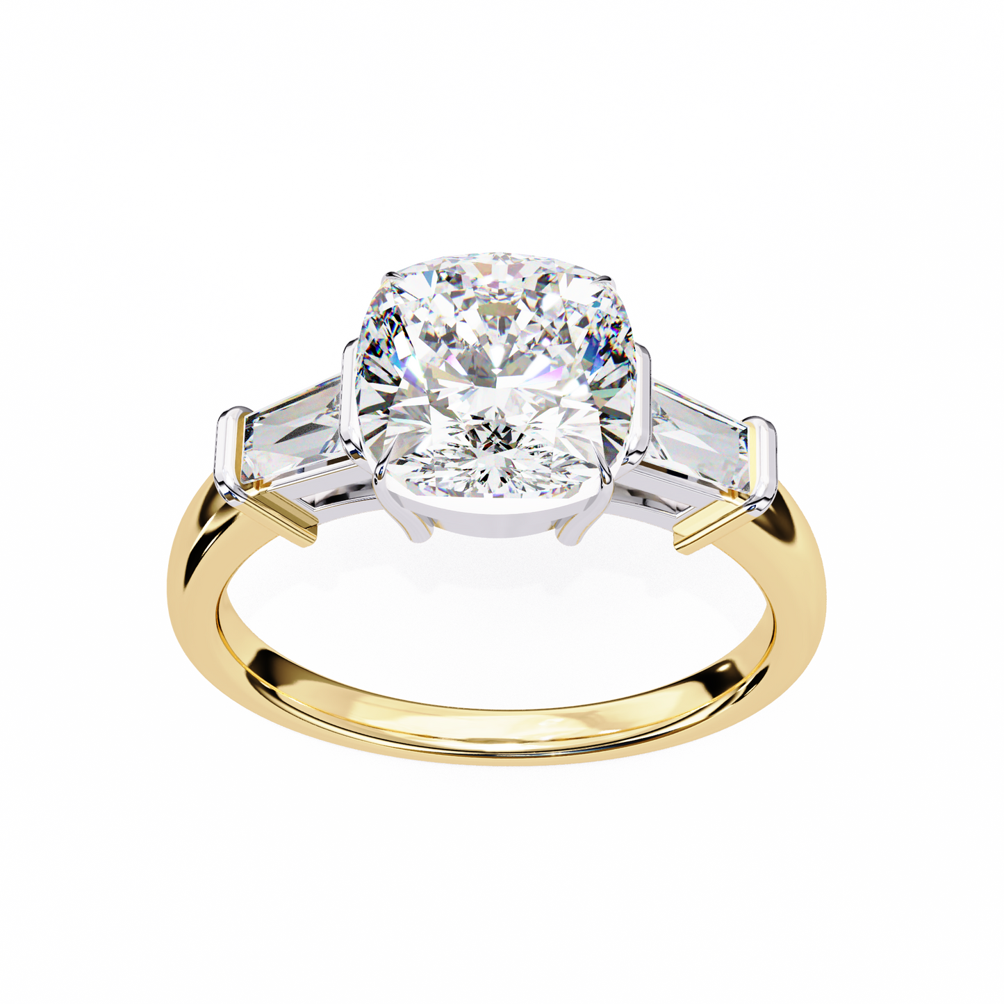 Gioiello Vero Cushion Solitaire Ring