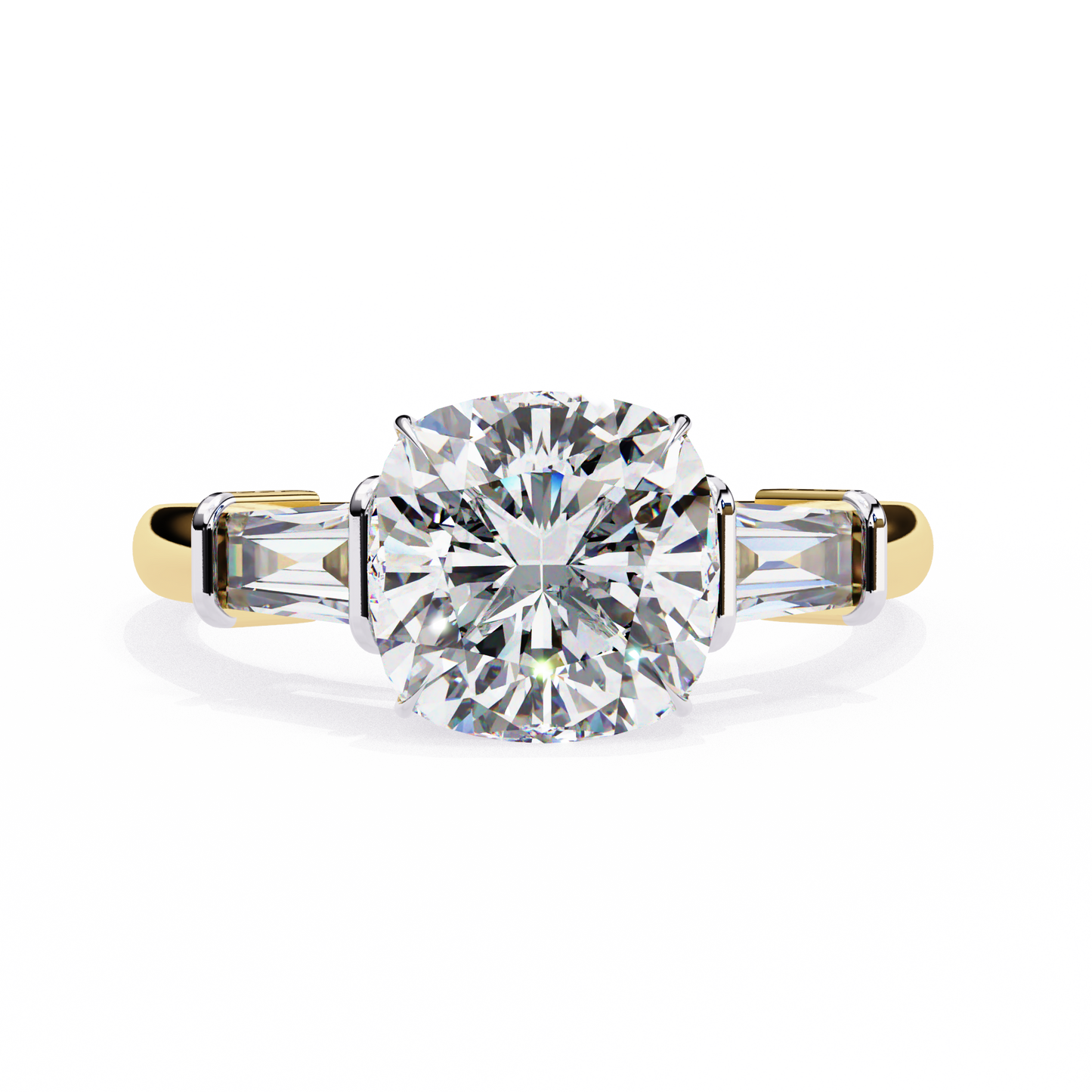 Gioiello Vero Cushion Solitaire Ring