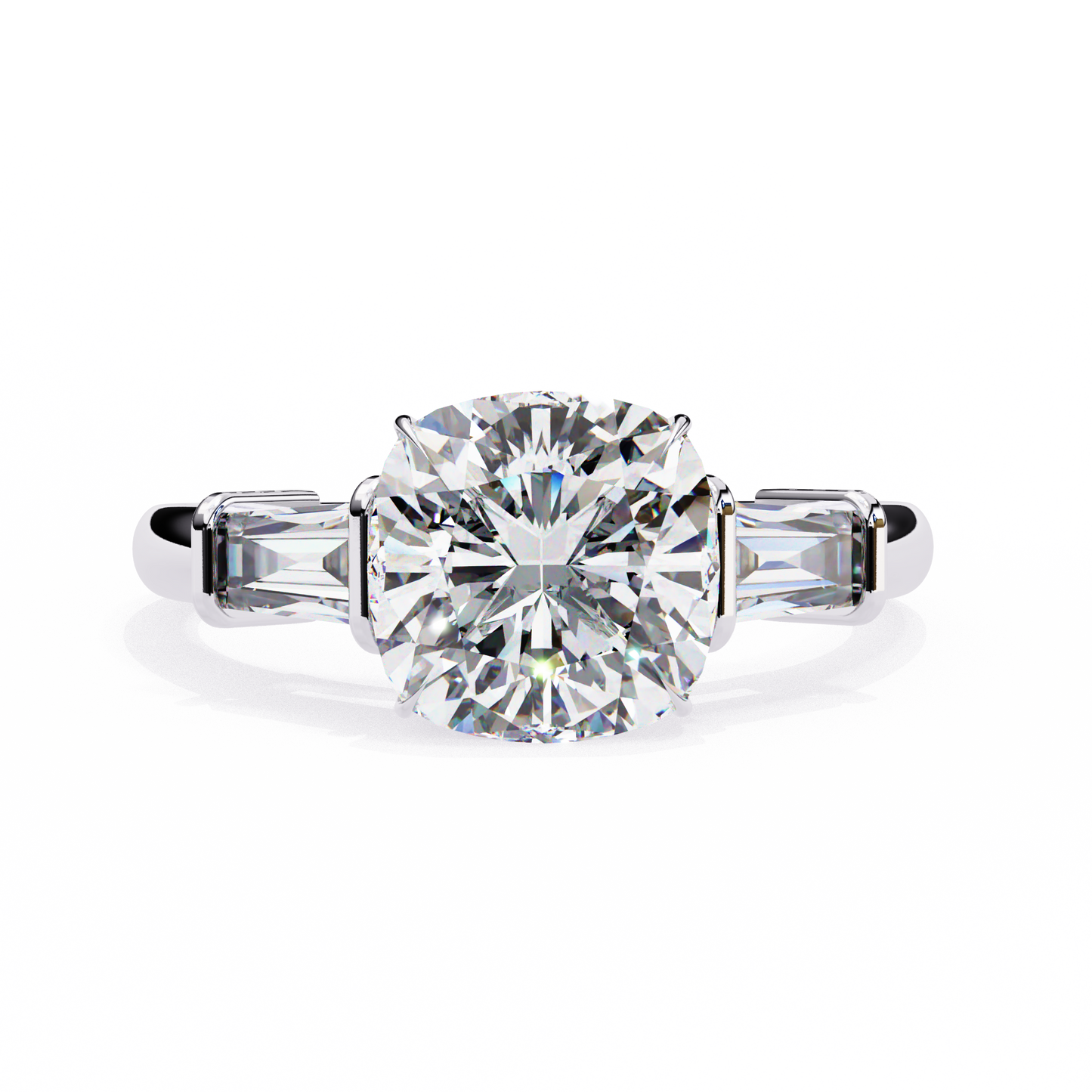 Gioiello Vero Cushion Solitaire Ring