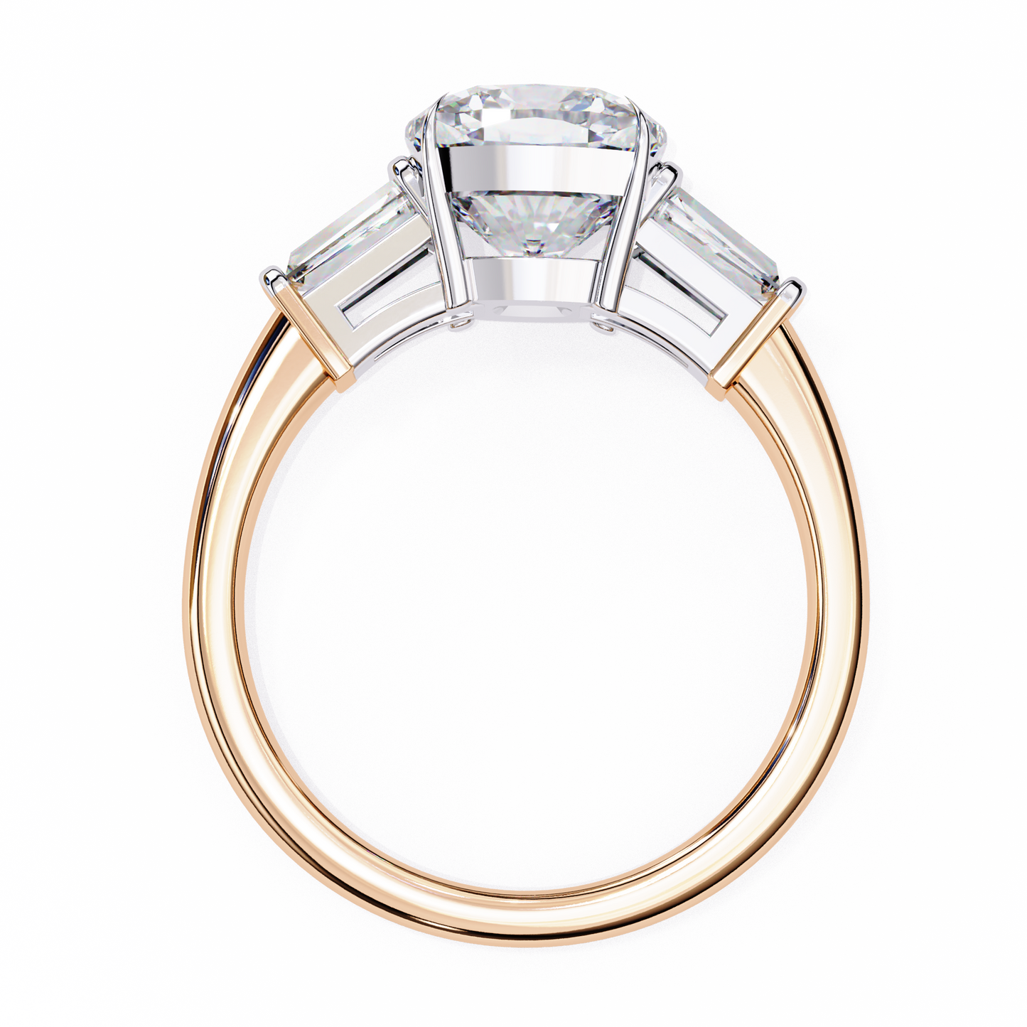 Gioiello Vero Cushion Solitaire Ring