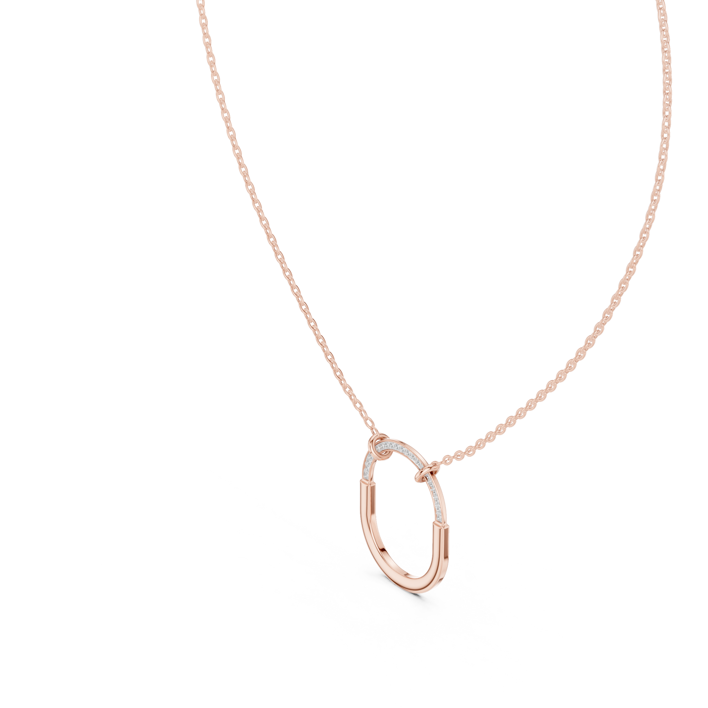 Radiant Charm Diamond Pendant