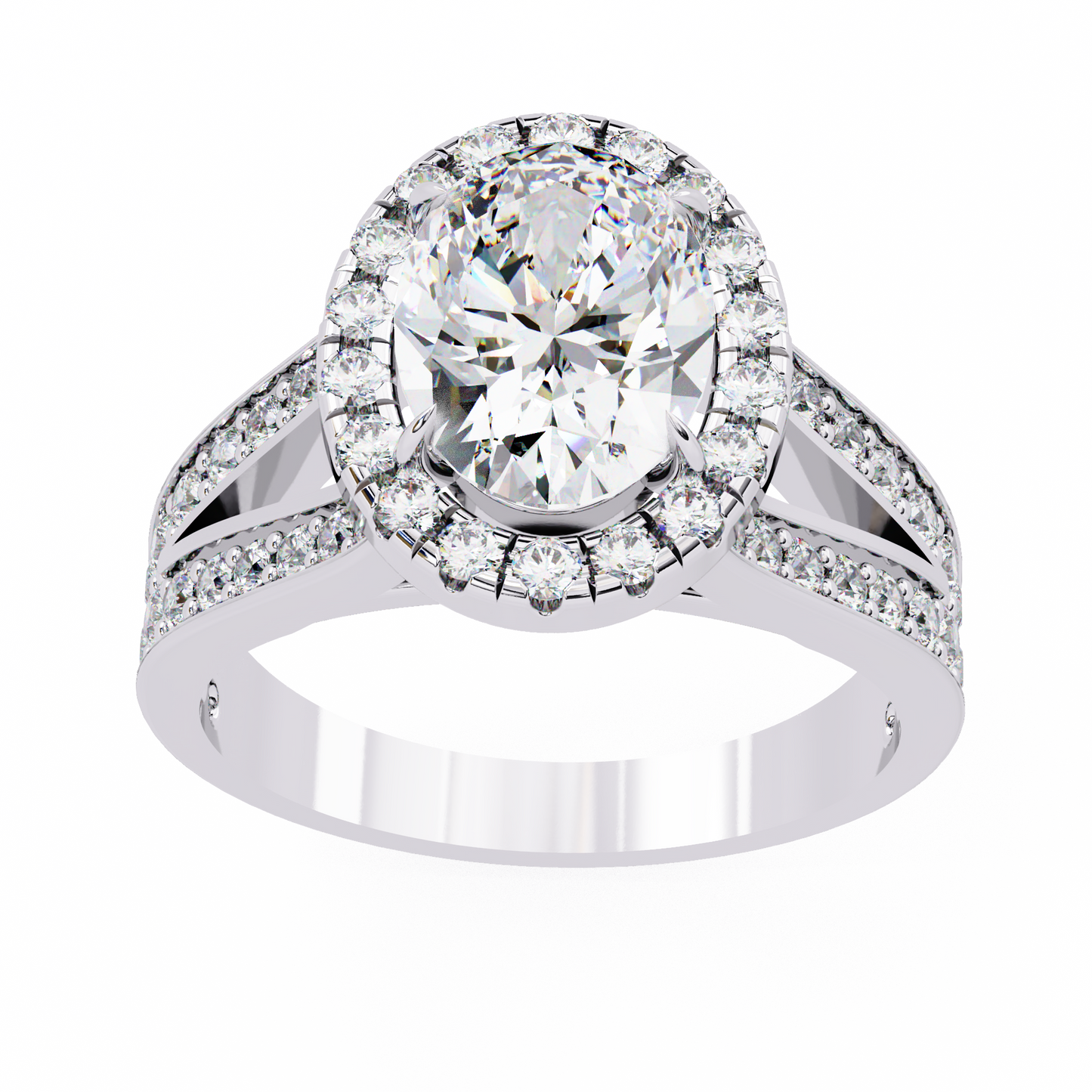 Duchess Valoria Oval Solitaire Ring