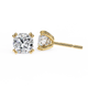 True Essence Cushion Solitaire Studs