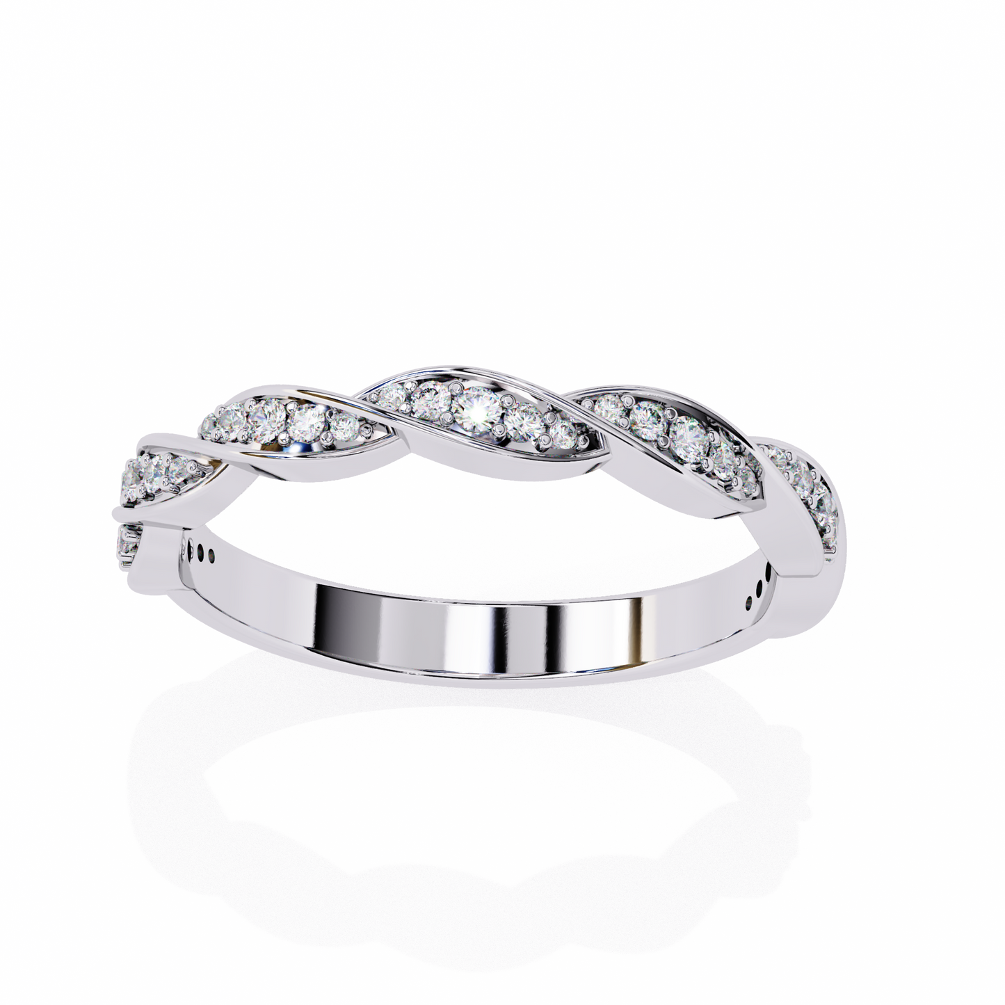 Serenelle d’Amour Twisted Eternity Ring