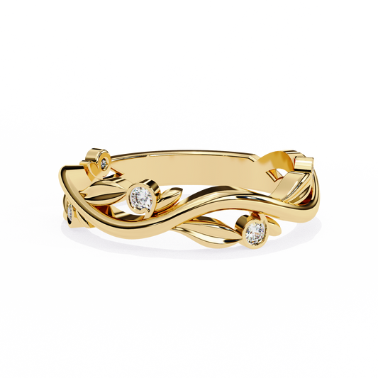 Prima Celeste Diamond Ring