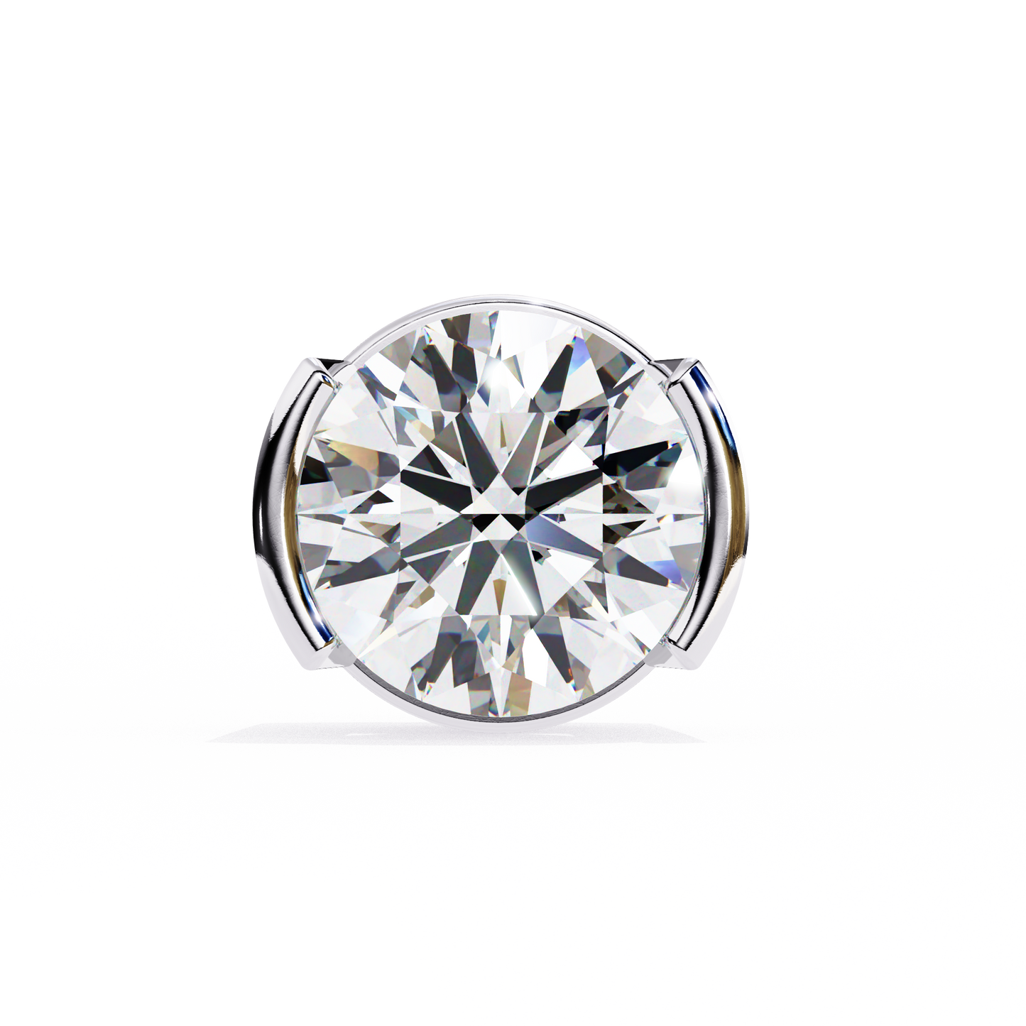 Halorine Solitaire Diamond Earrings