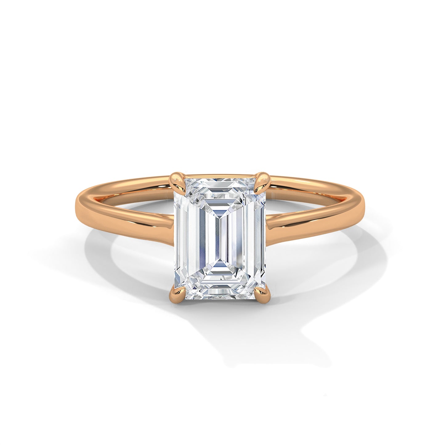 Luminous Oath Emerald Solitaire Ring