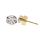 Halorine Solitaire Diamond Earrings