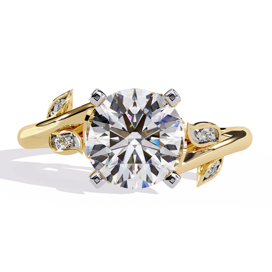 Nerisa Eclat Round Solitaire Ring