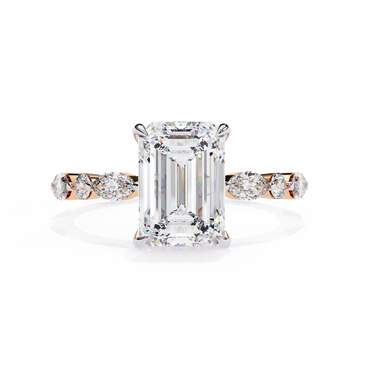 Luminora Crown Radiant Solitaire Ring