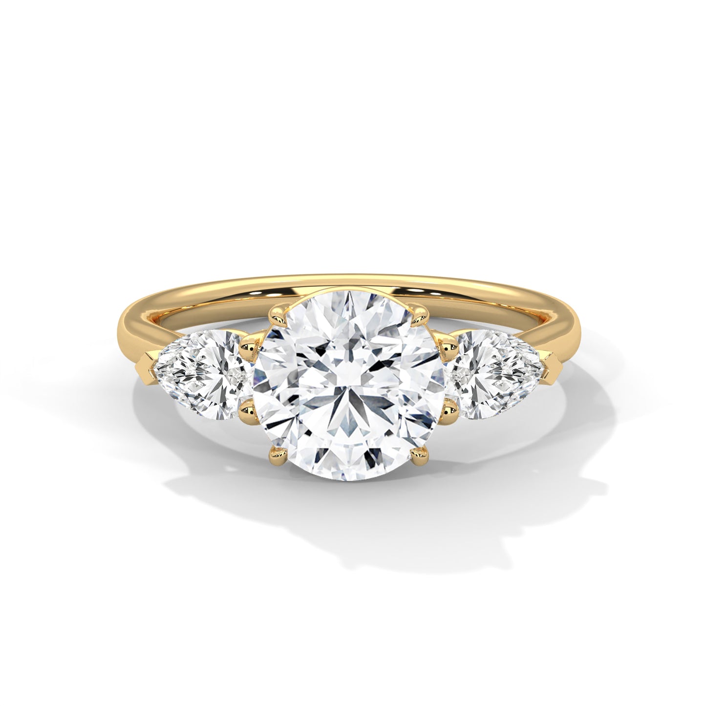 Crystal Whisper Solitaire Ring