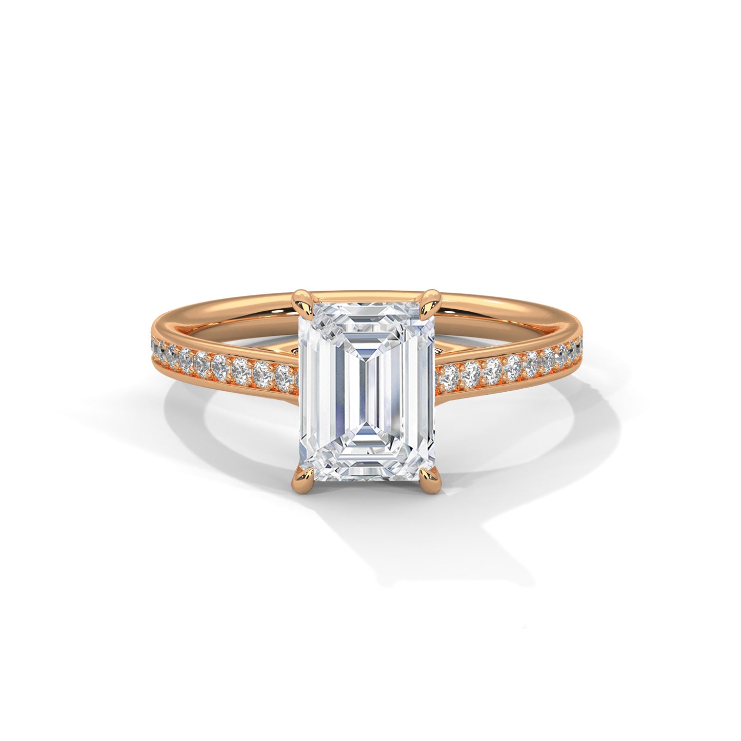 Velvet Spark Emerald Solitaire Ring