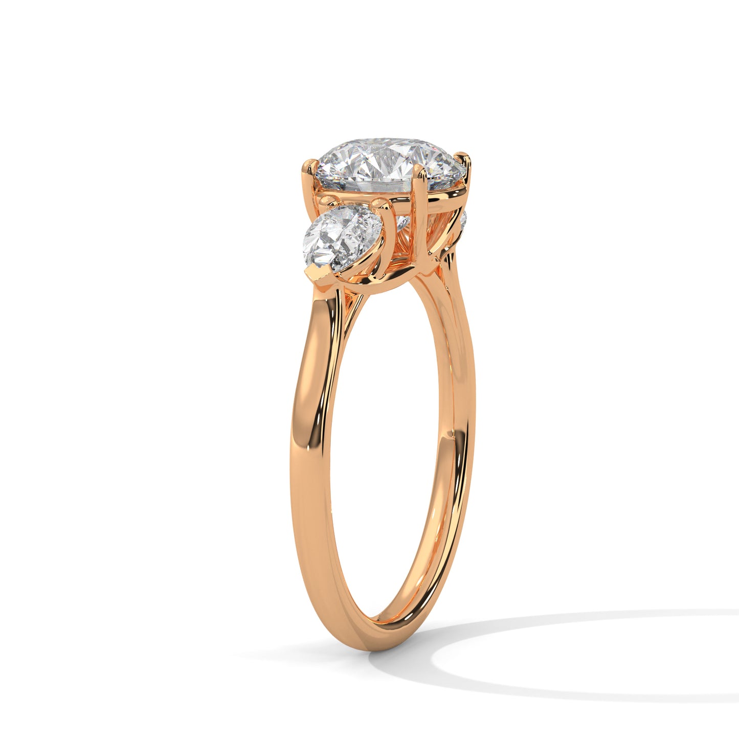 Crystal Whisper Solitaire Ring