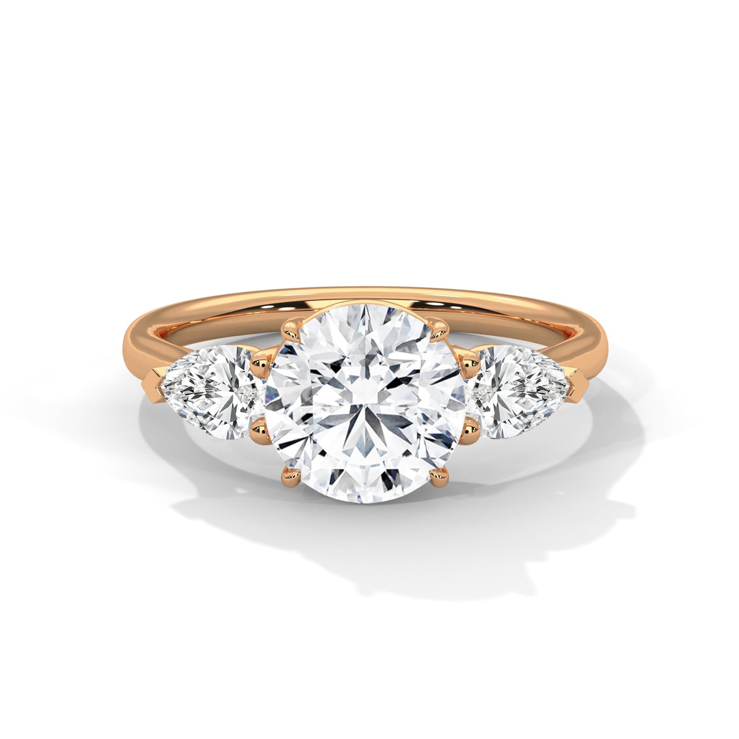 Crystal Whisper Solitaire Ring