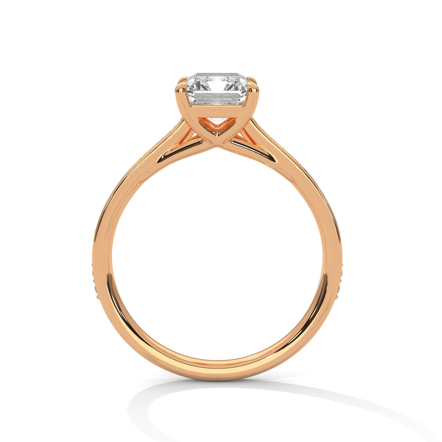 Velvet Spark Emerald Solitaire Ring