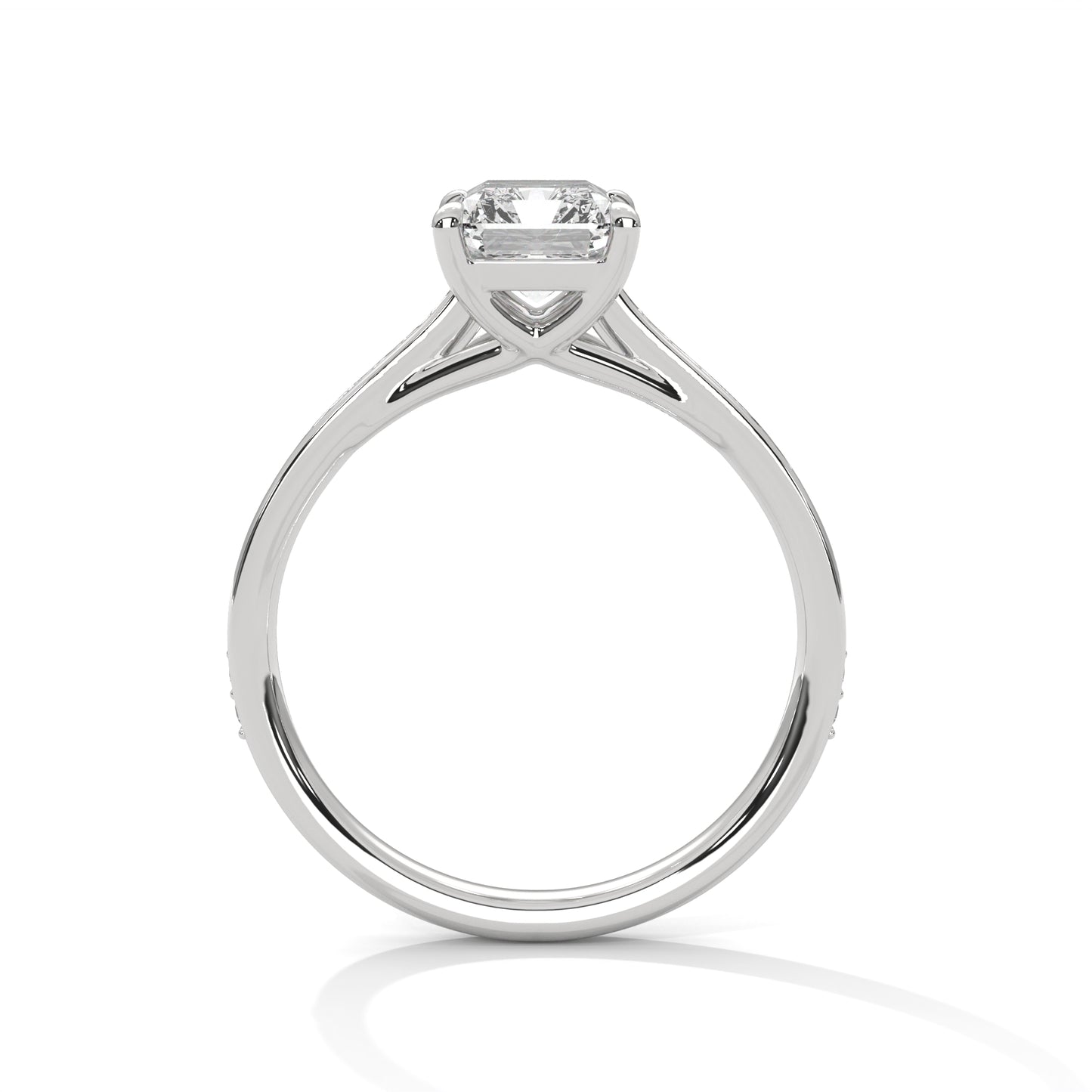 Velvet Spark Emerald Solitaire Ring