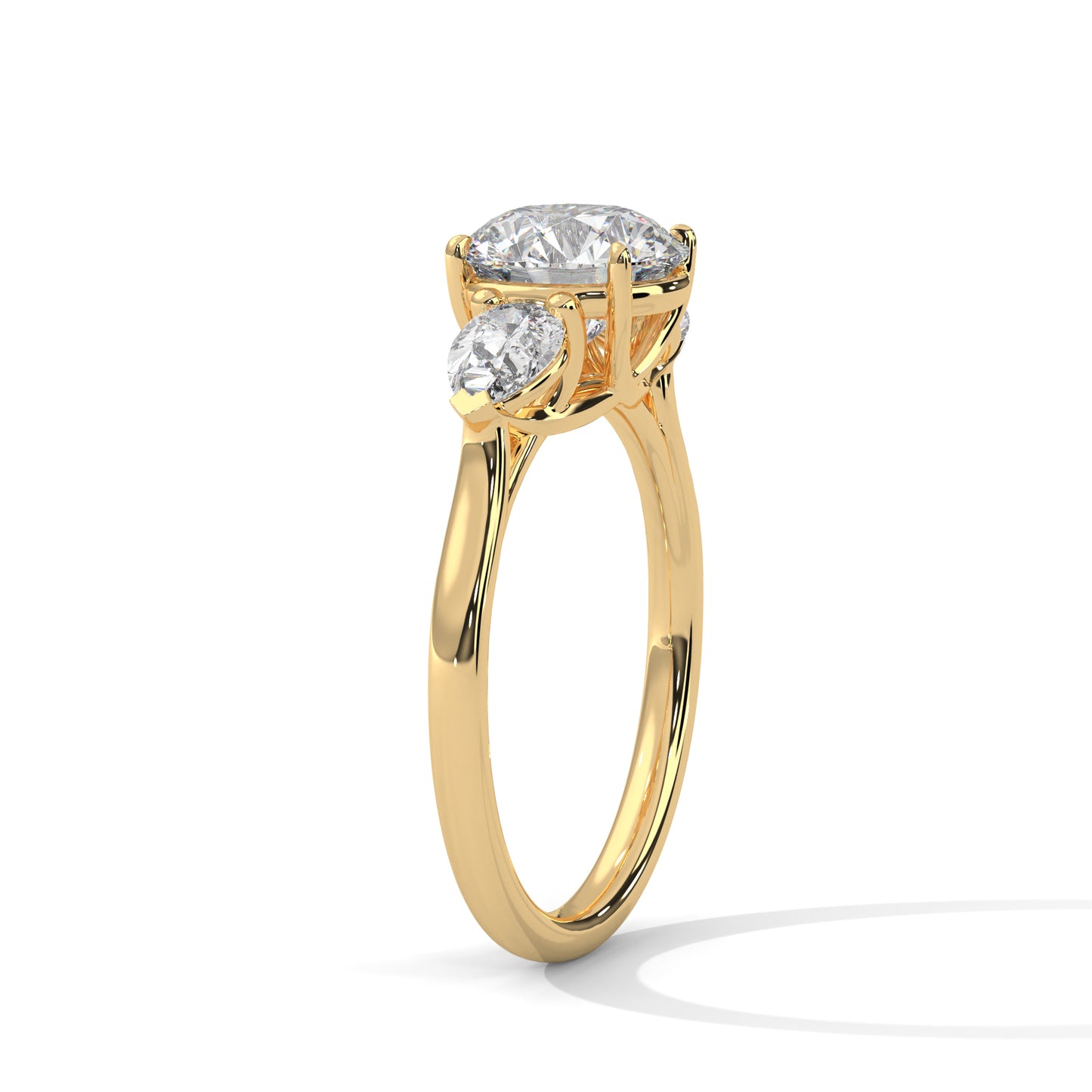 Crystal Whisper Solitaire Ring