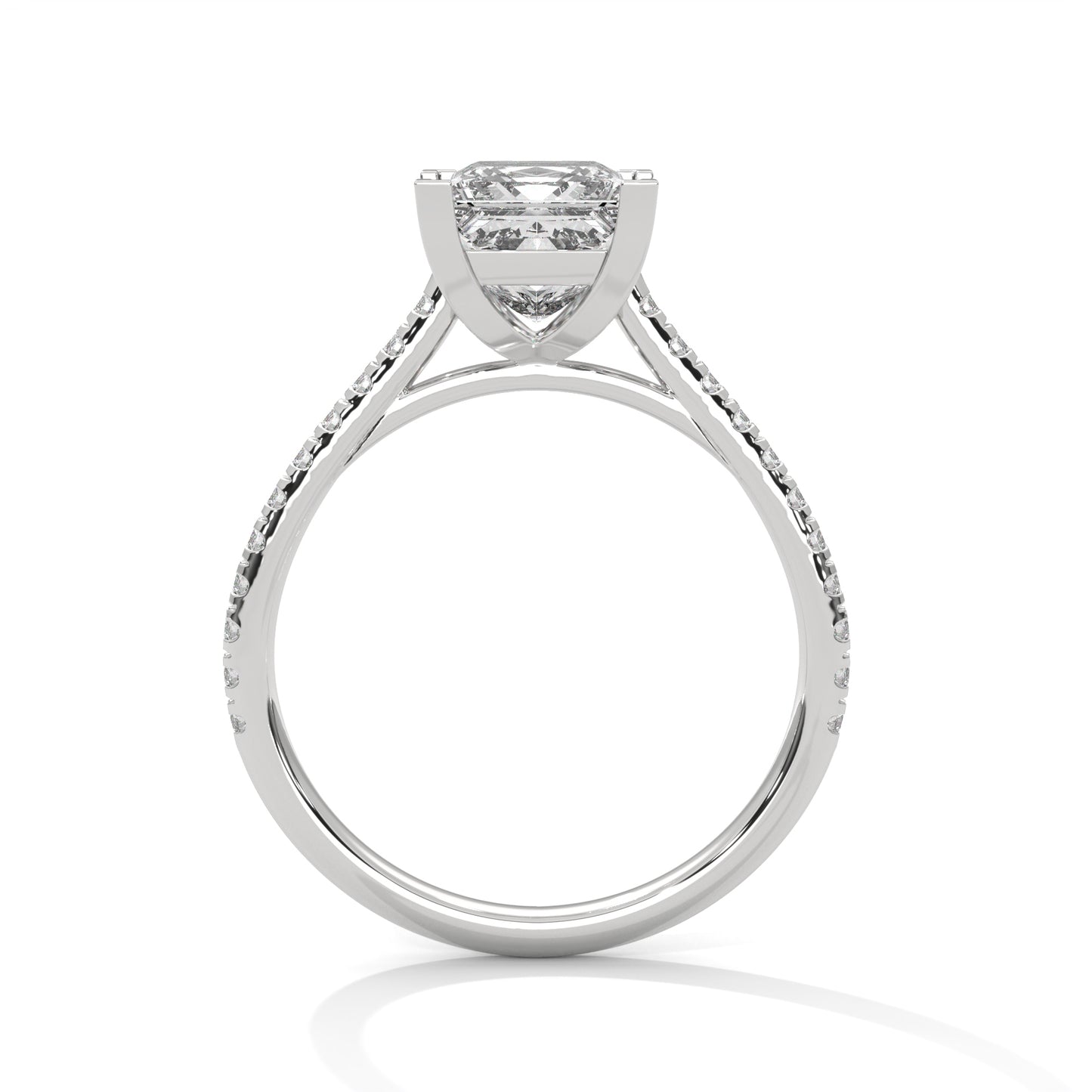 Zerine Grace Princess Solitaire Ring