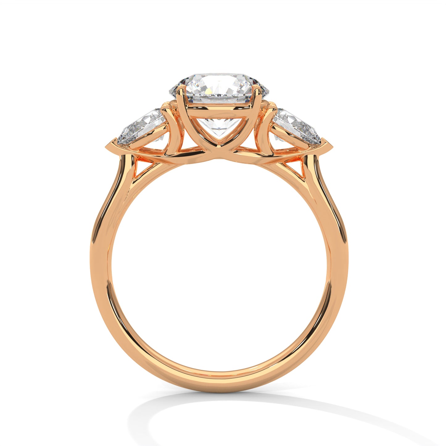 Crystal Whisper Solitaire Ring