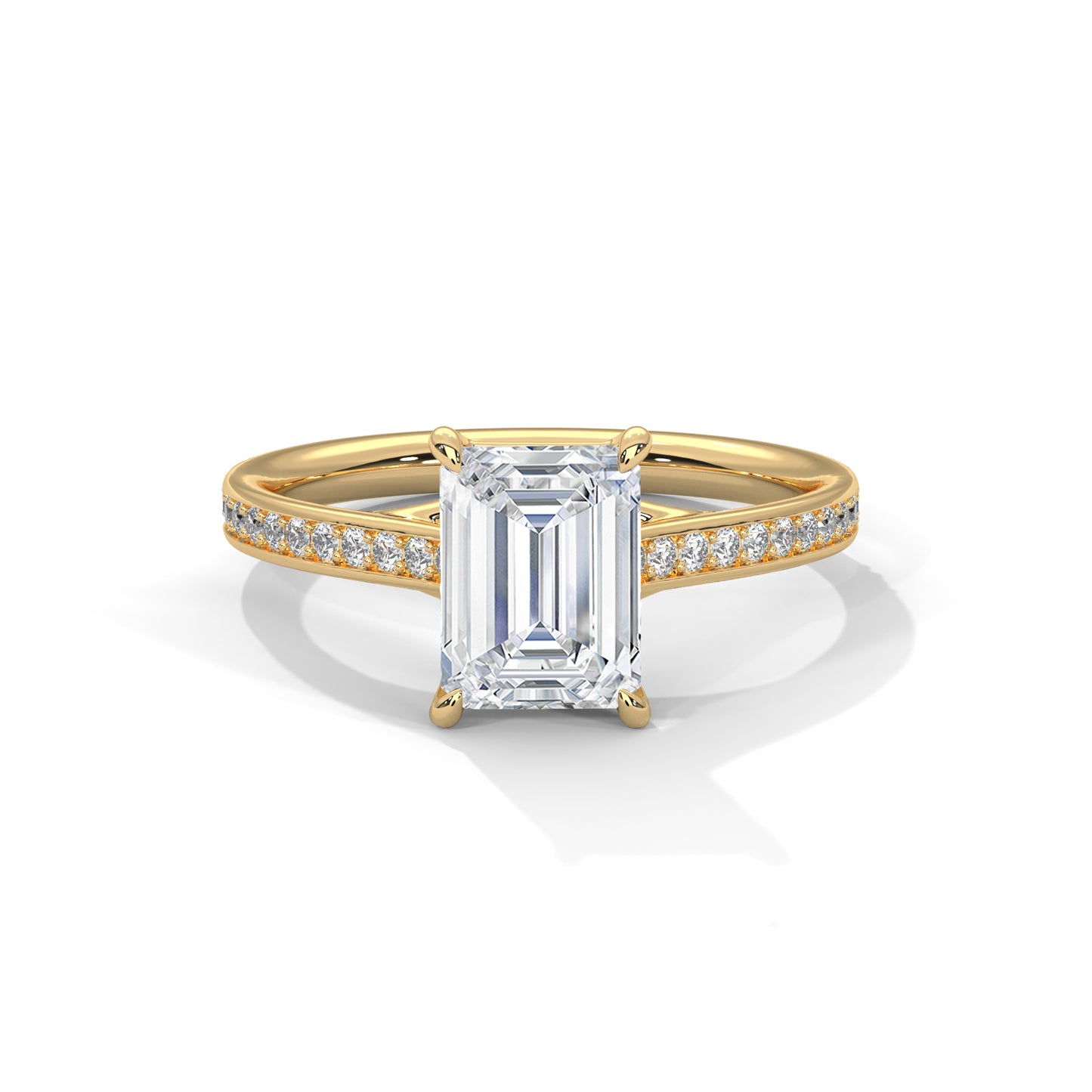 Velvet Spark Emerald Solitaire Ring