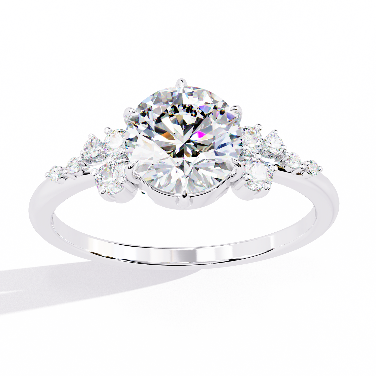 Seraphina Luxe Round Solitaire Ring