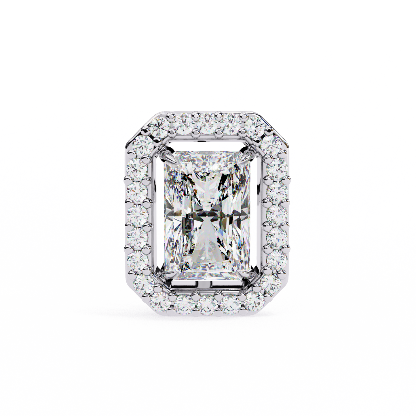 Splendore Classico Radiant Diamond Earrings