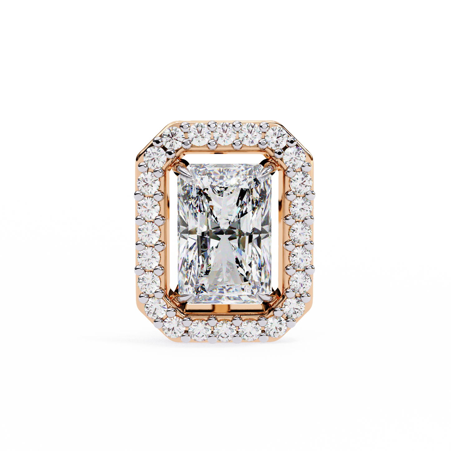 Splendore Classico Radiant Diamond Earrings