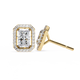 Splendore Classico Radiant Diamond Earrings