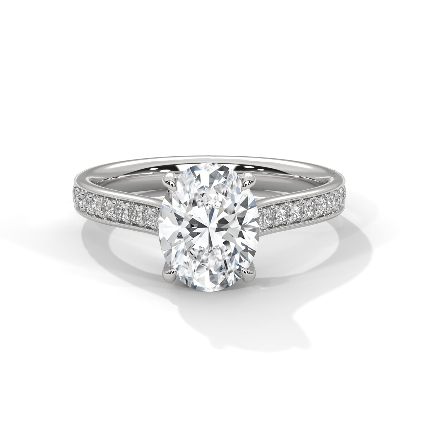 Enigma Glow Oval Solitaire Ring