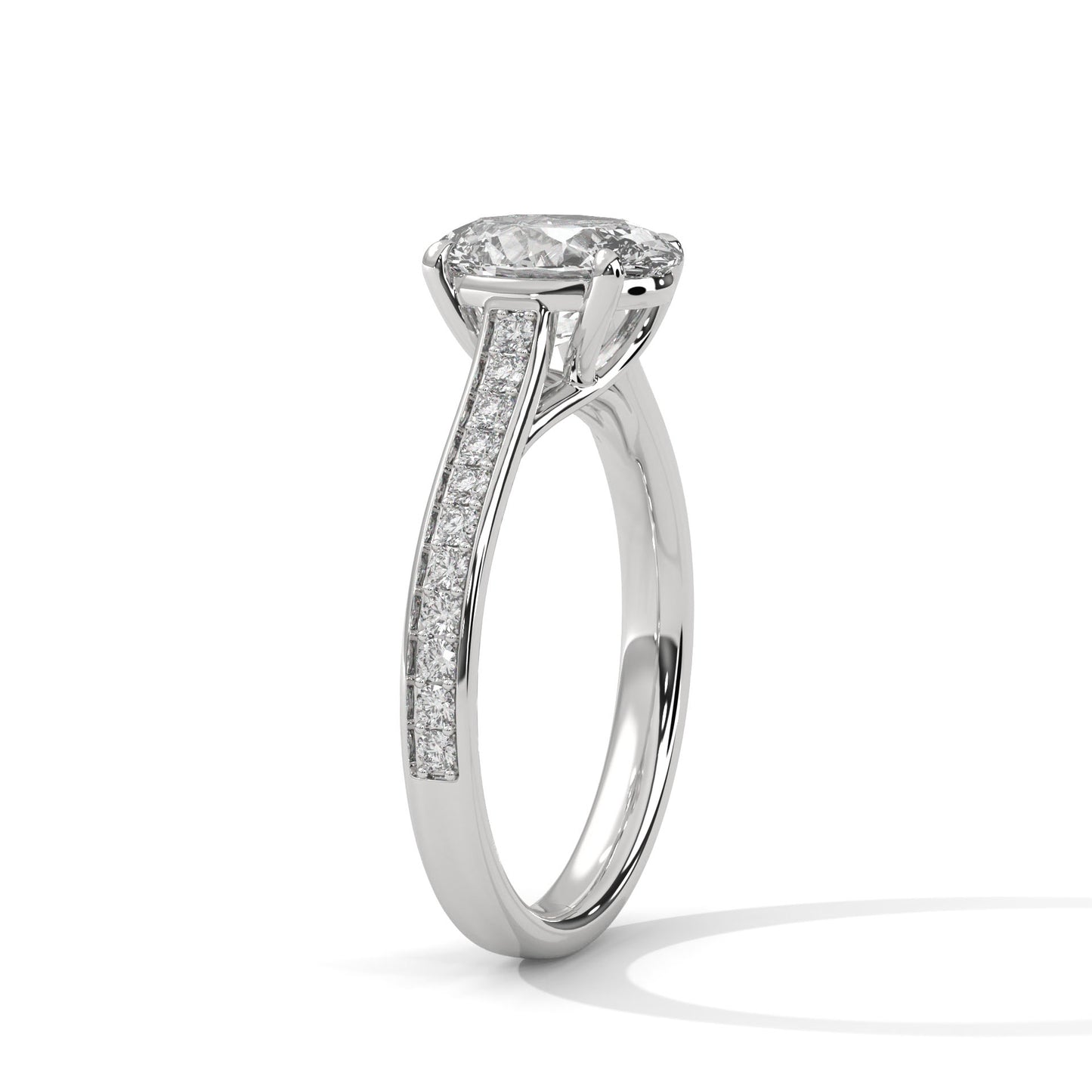 Enigma Glow Oval Solitaire Ring