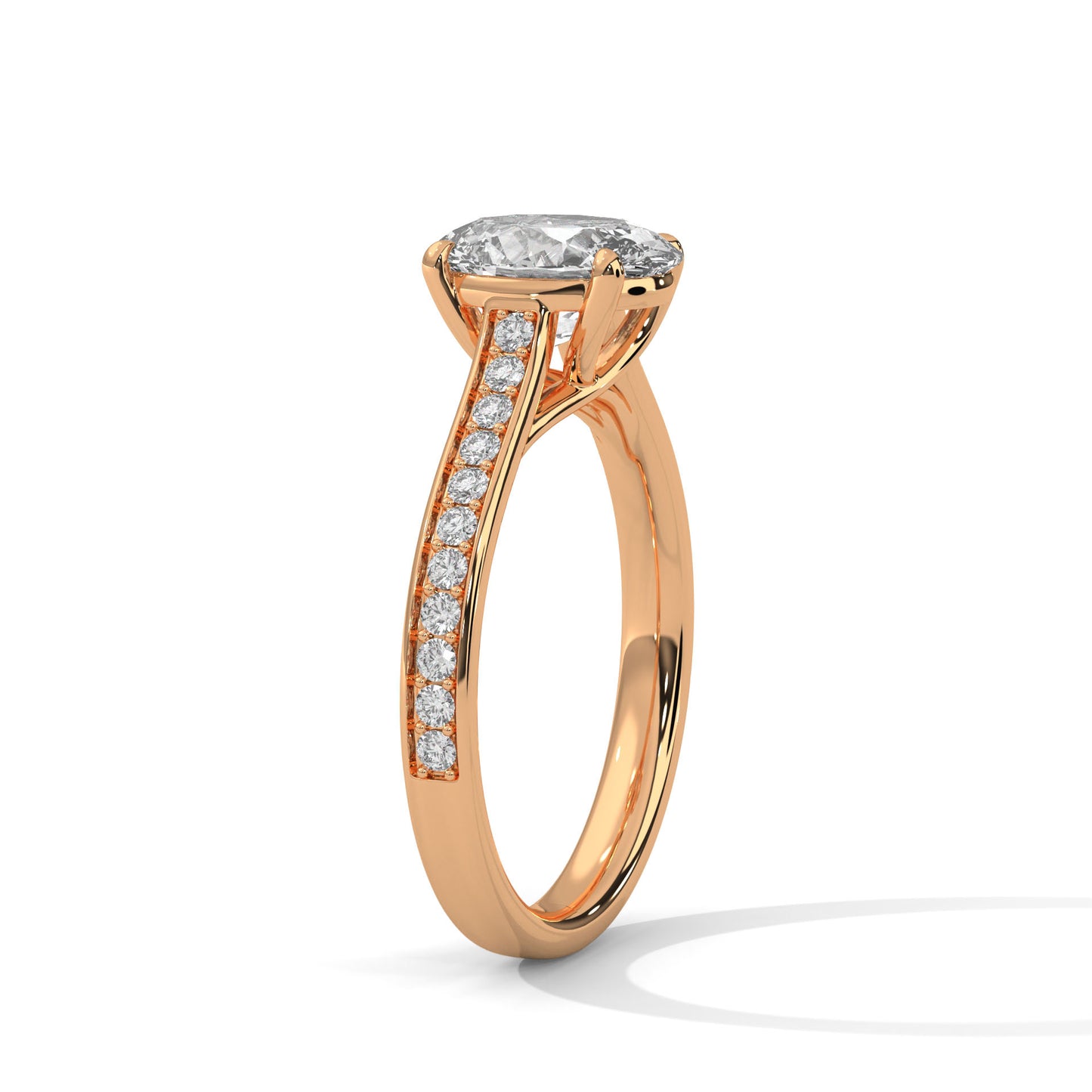 Enigma Glow Oval Solitaire Ring