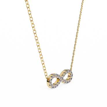 Elysia Crest True Infinity Diamond Pendant