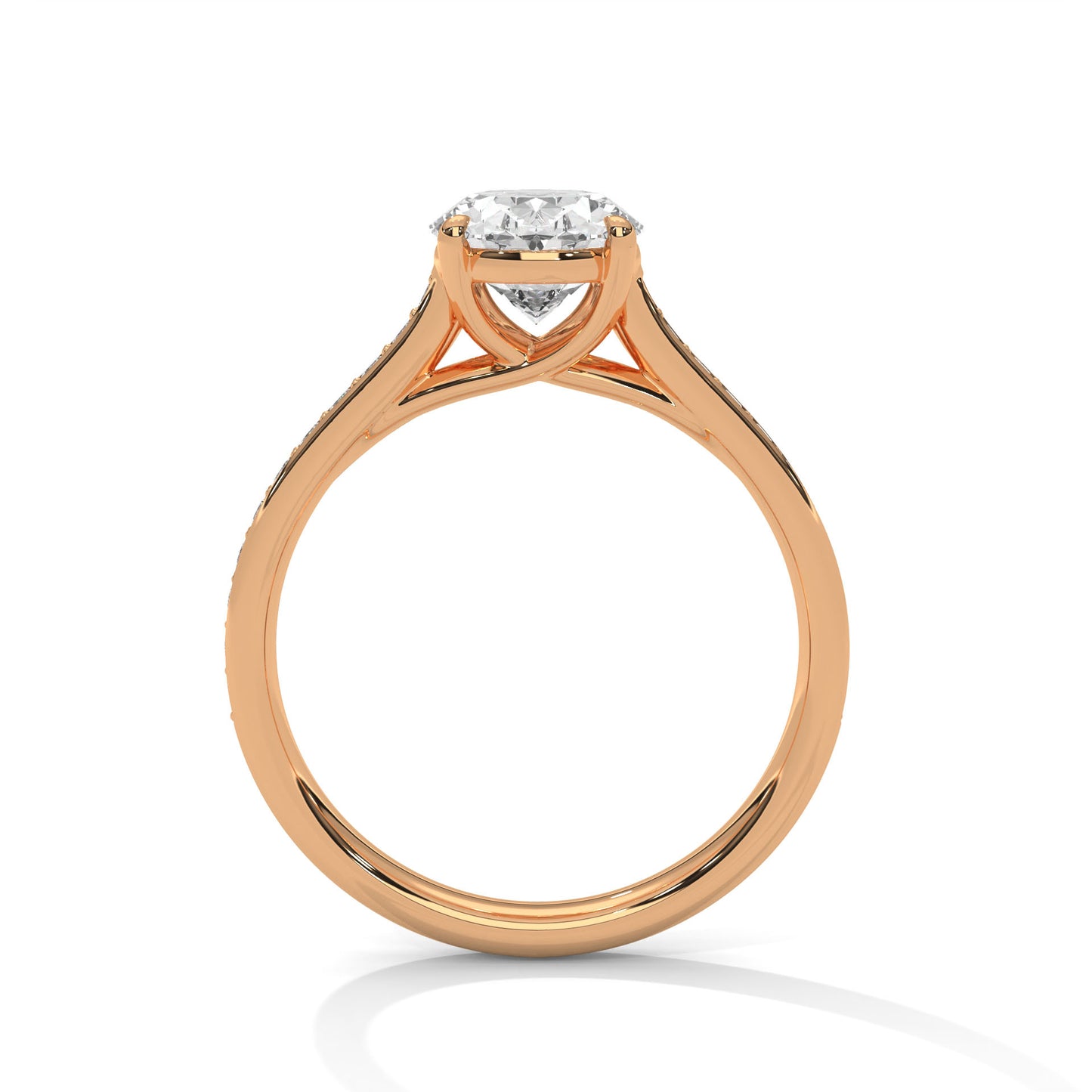 Enigma Glow Oval Solitaire Ring
