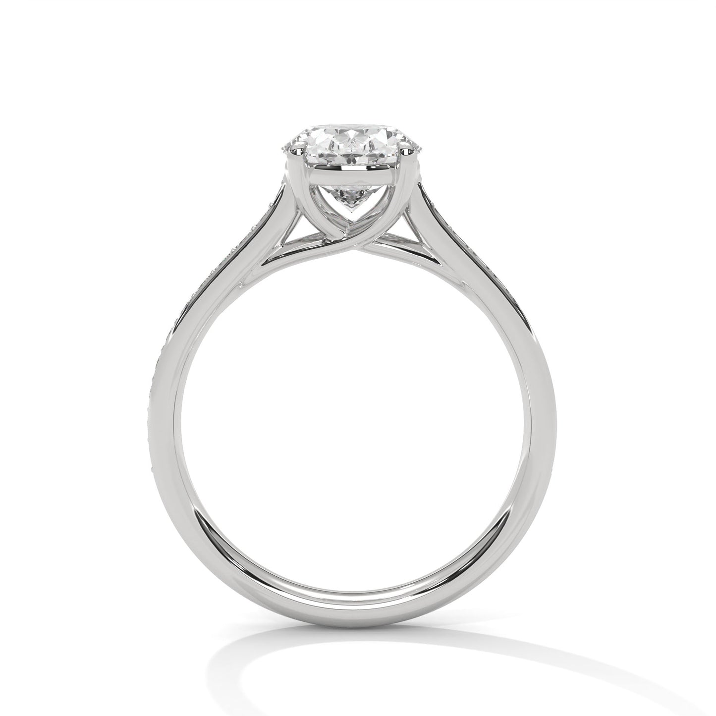 Enigma Glow Oval Solitaire Ring