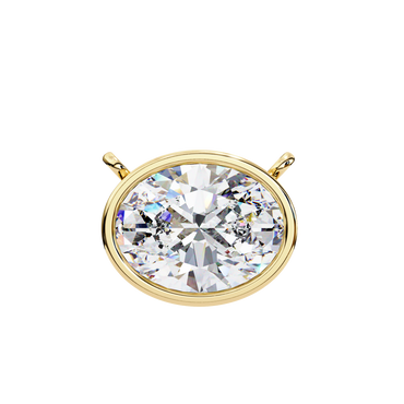 Rosalía Velloré Oval Solitaire Pendant