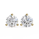 Orbitara Round Cut Solitaire Studs